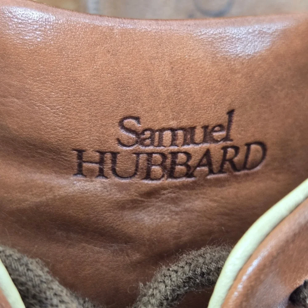Samuel Hubbard The Tipping Point Wingtip Oxfords Brown Leather Comfort‎ 10M